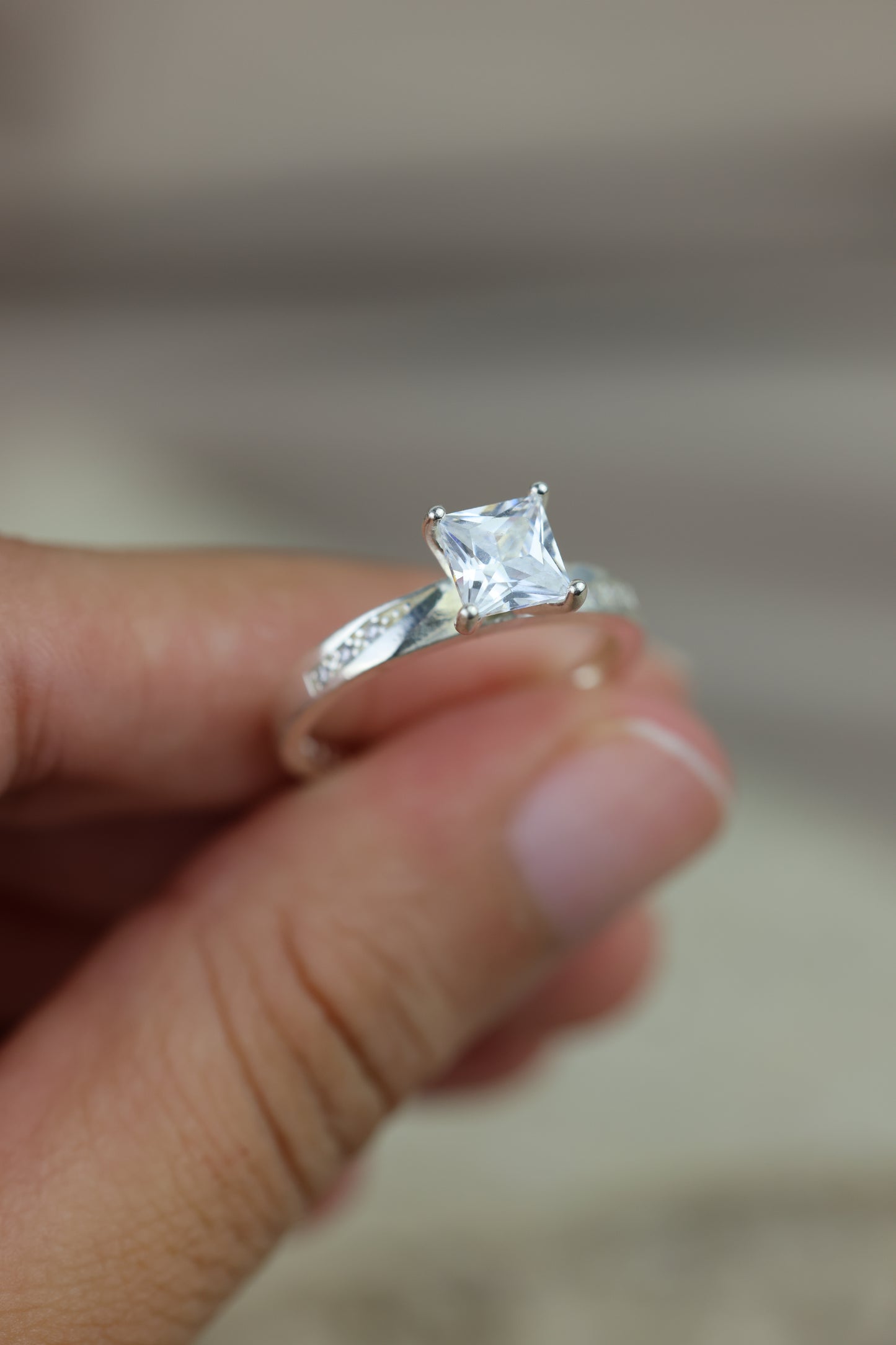 Anillo solitario Destello #242