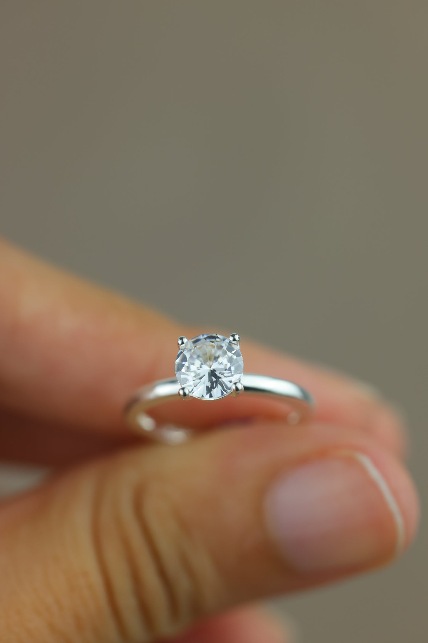 Anillo solitario Elara #235