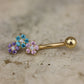 Piercing de ombligo flor #507