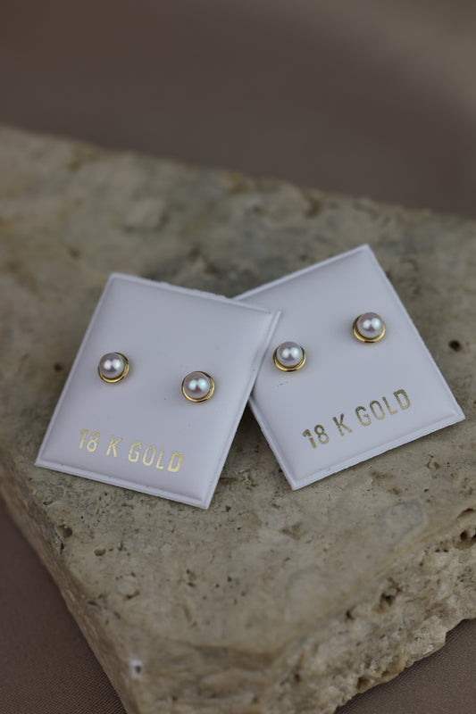 Aretes de bebe perla #269