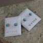 Aretes de bebe turquesa #270