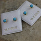 Aretes de bebe turquesa #270