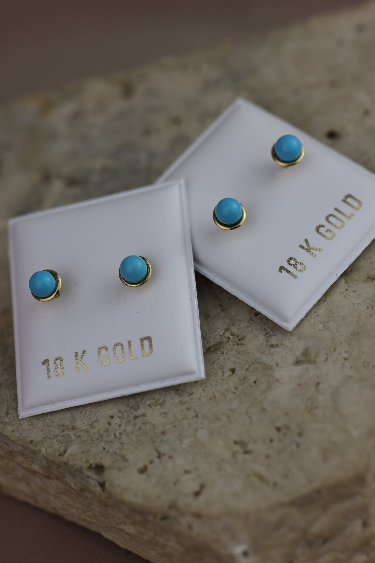 Aretes de bebe turquesa #270