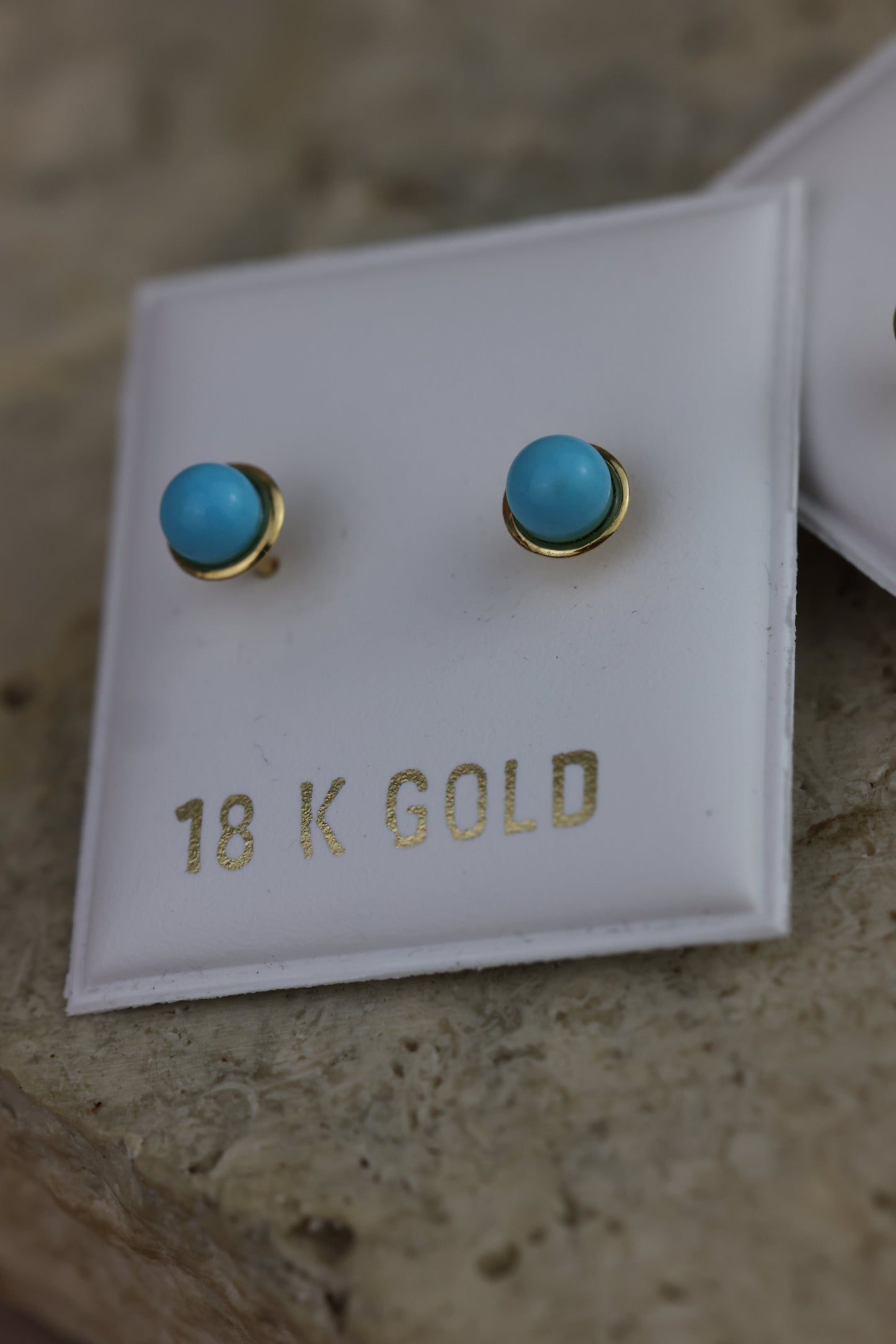 Aretes de bebe turquesa #270