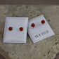 Aretes de bebe coral #271