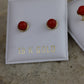 Aretes de bebe coral #271