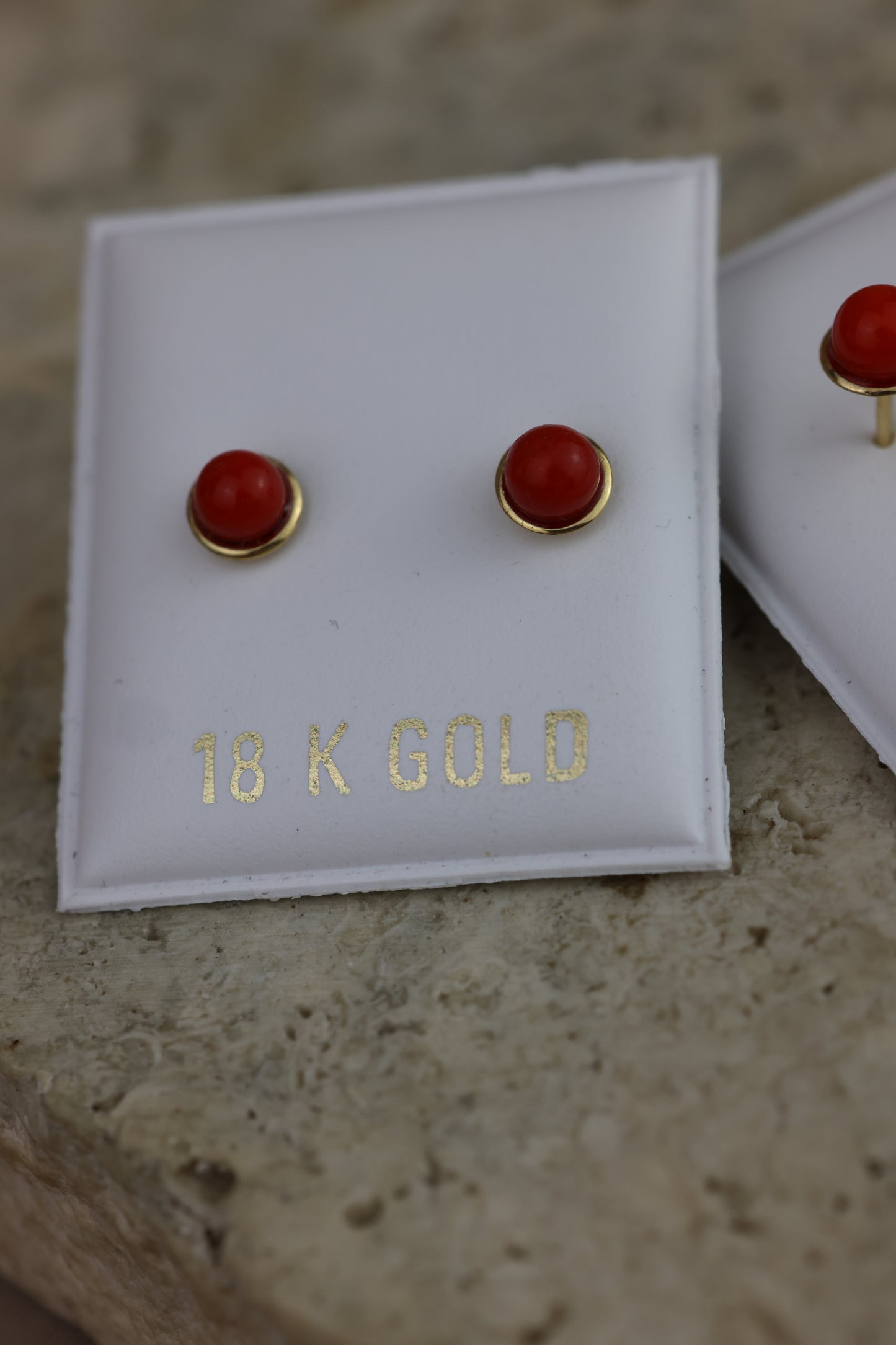 Aretes de bebe coral #271