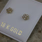 Aretes de bebe flor #275