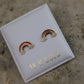 Aretes de bebe arcoíris 18k #268