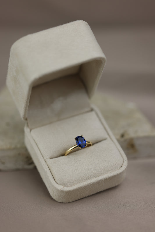 Anillo Bella azul #587