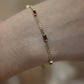 Pulsera de rubi #A49