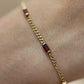 Pulsera de rubi #A49