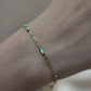 Pulsera de esmeraldas #A48