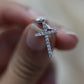 Diamond cross pendant #A57