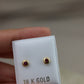 Aretes de bebe puntos rojo #272 #273