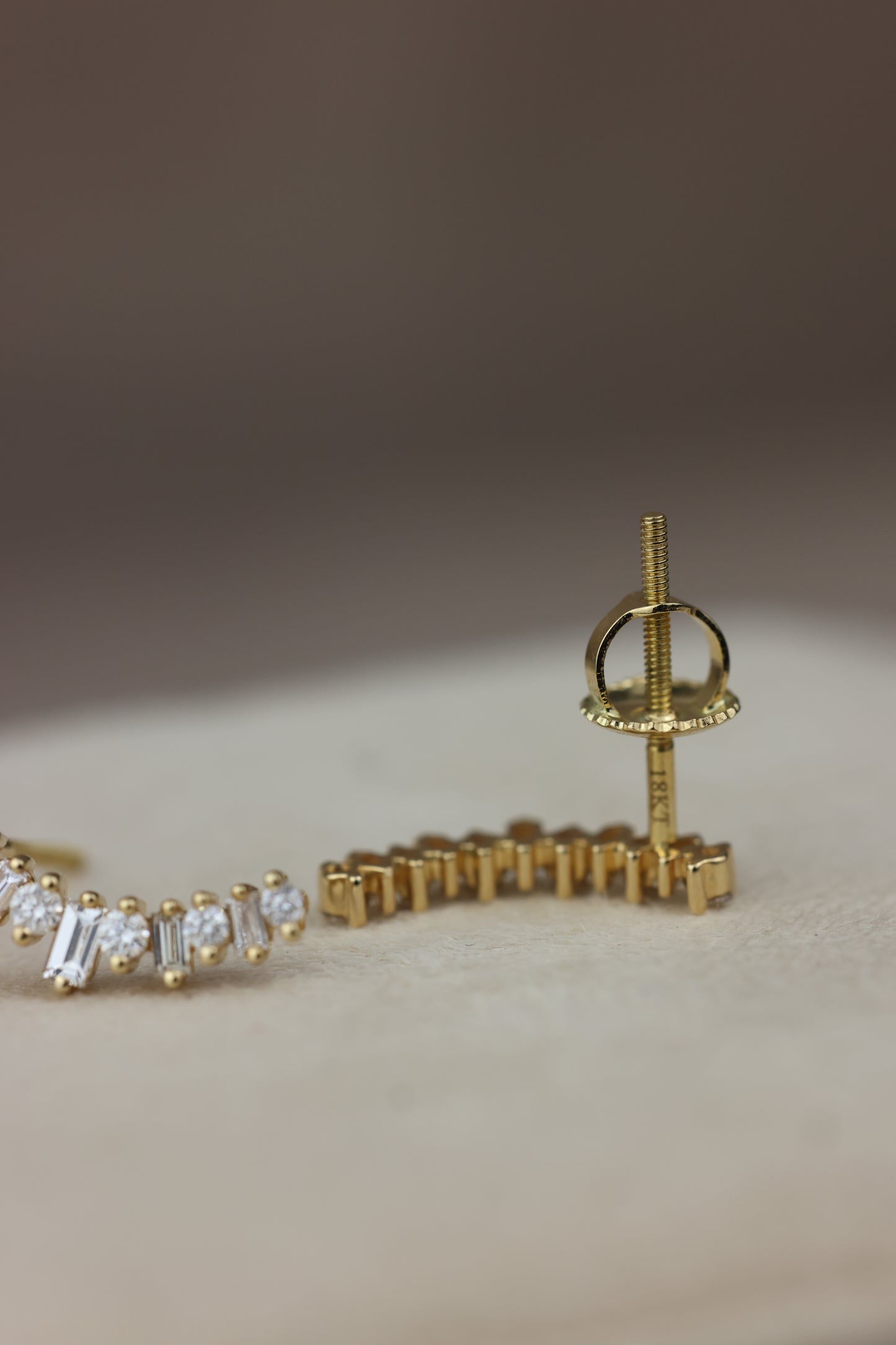 Diamond piercing - curvi con corte baguette y redondo #14681