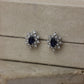 Snow earring de sapphiro O/B #15011