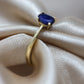 Oval sapphire