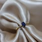 Oval sapphire