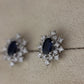 Snow earring de sapphiro O/B #15011