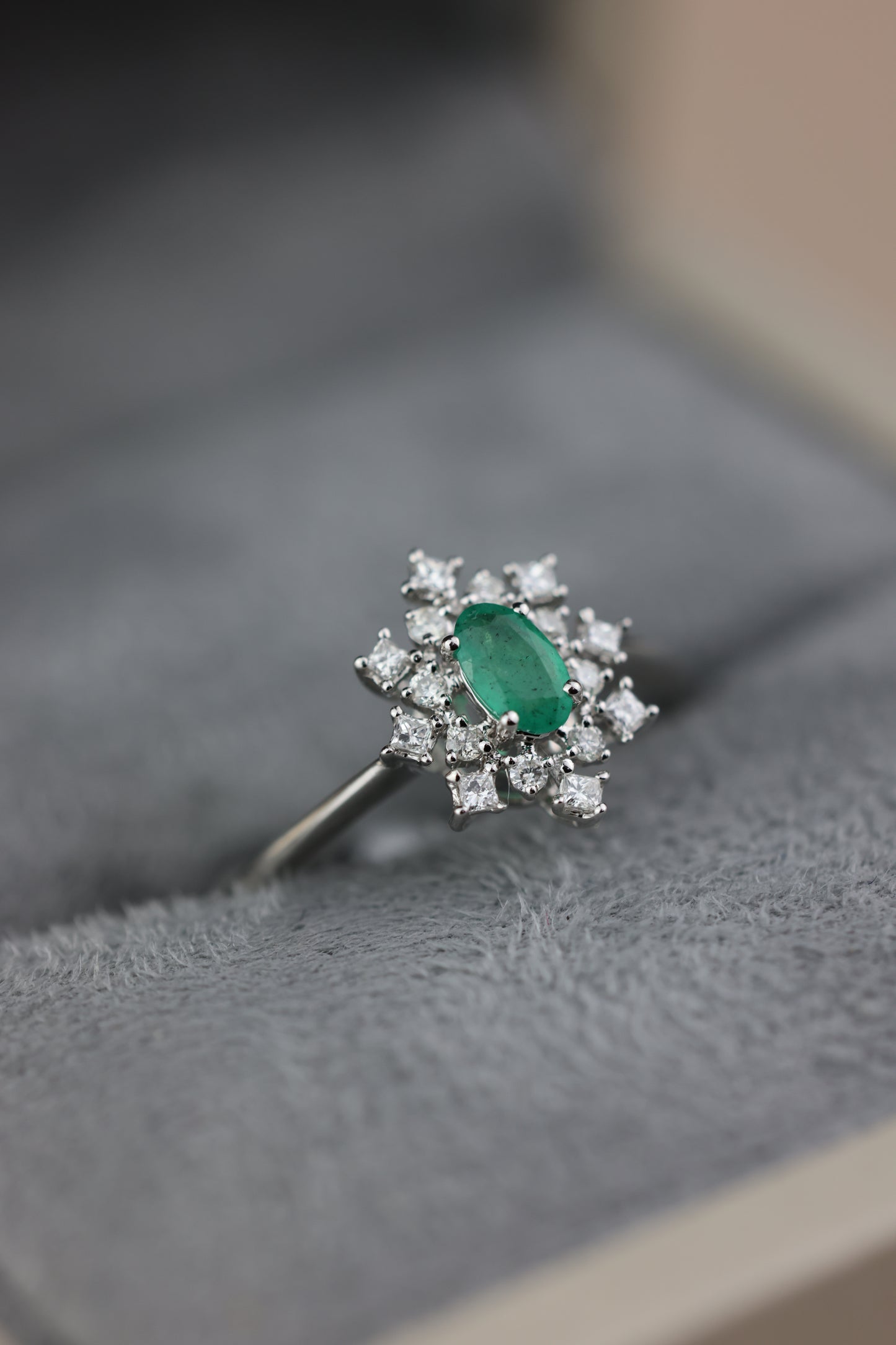 Esmerald diamond earring 22293|22292