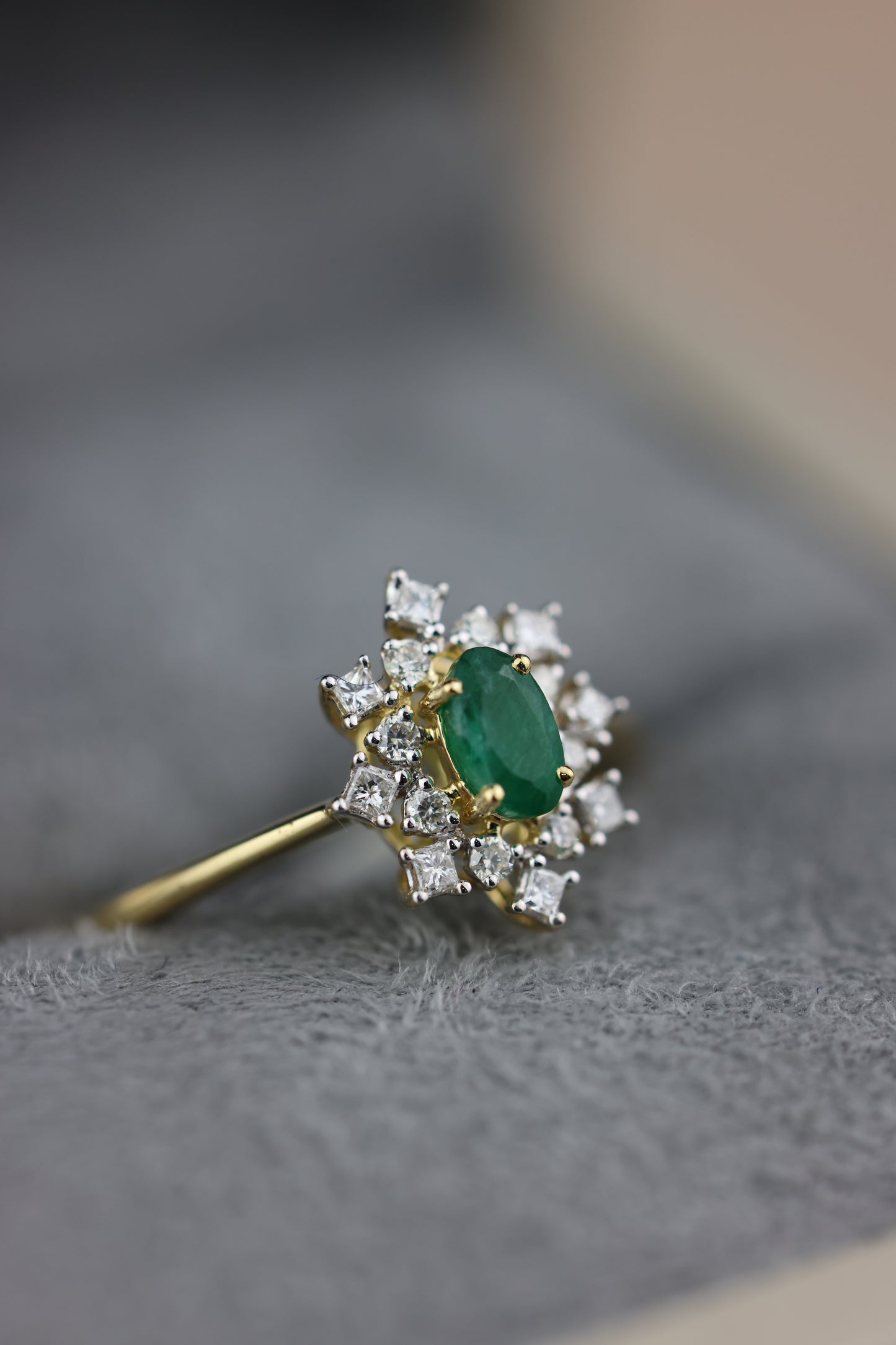 Esmerald diamond earring 22293|22292