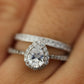 Duo de matrimonio en oro blanco #371