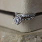 Duo de matrimonio en oro blanco #371