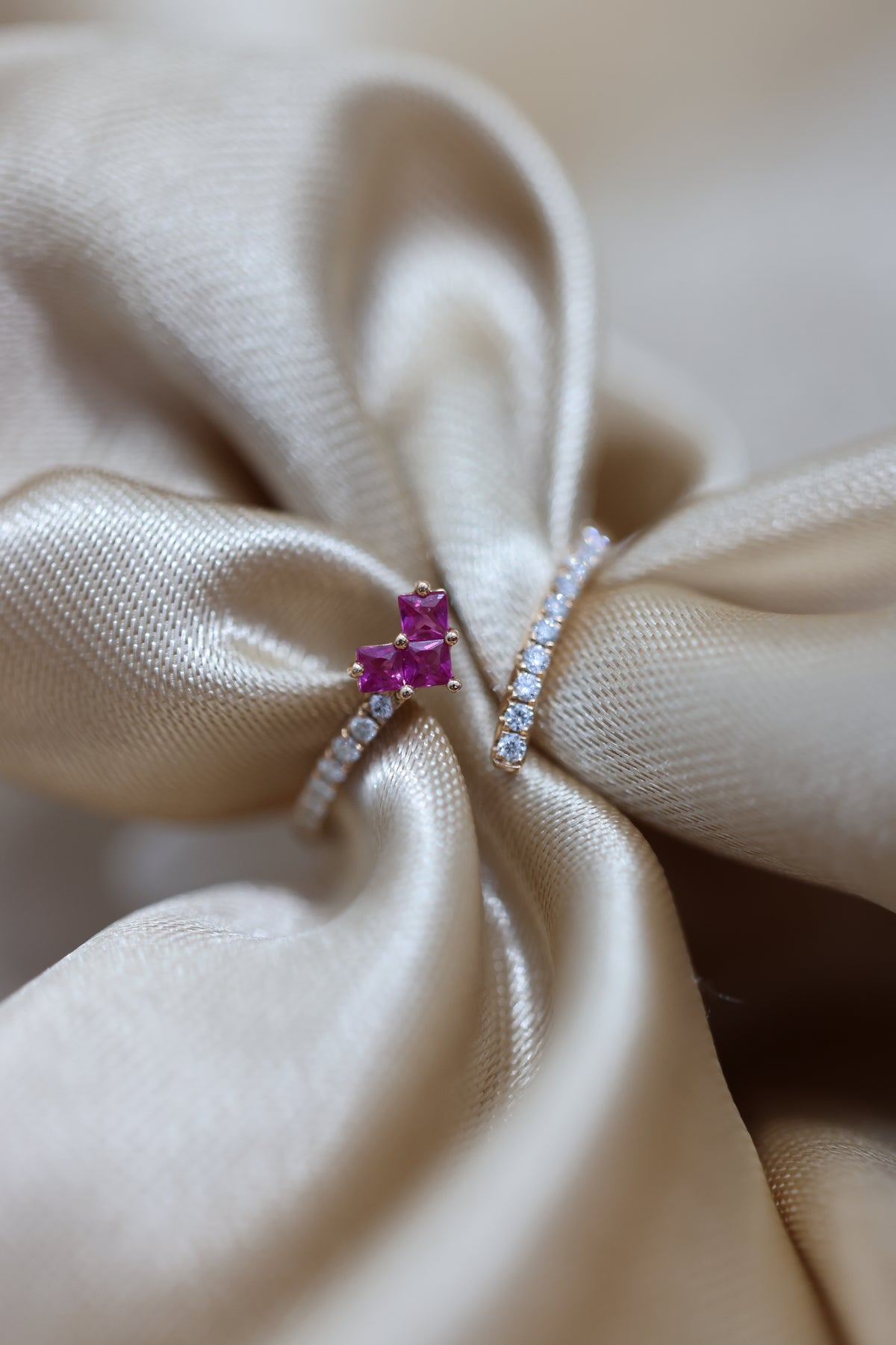 Ruby heart ring