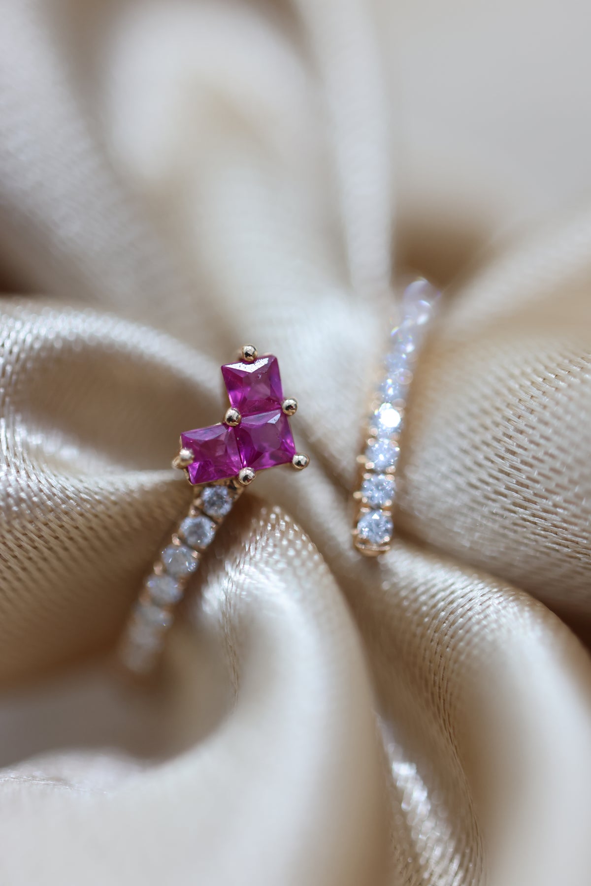 Ruby heart ring