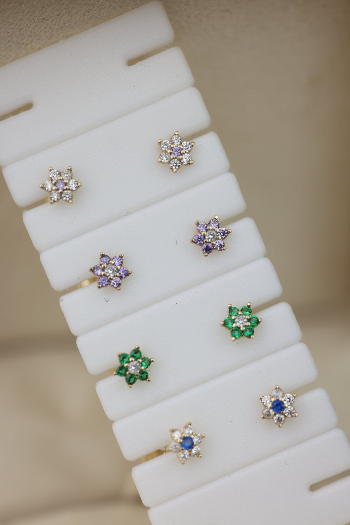 Aretes de bebe florecita #529