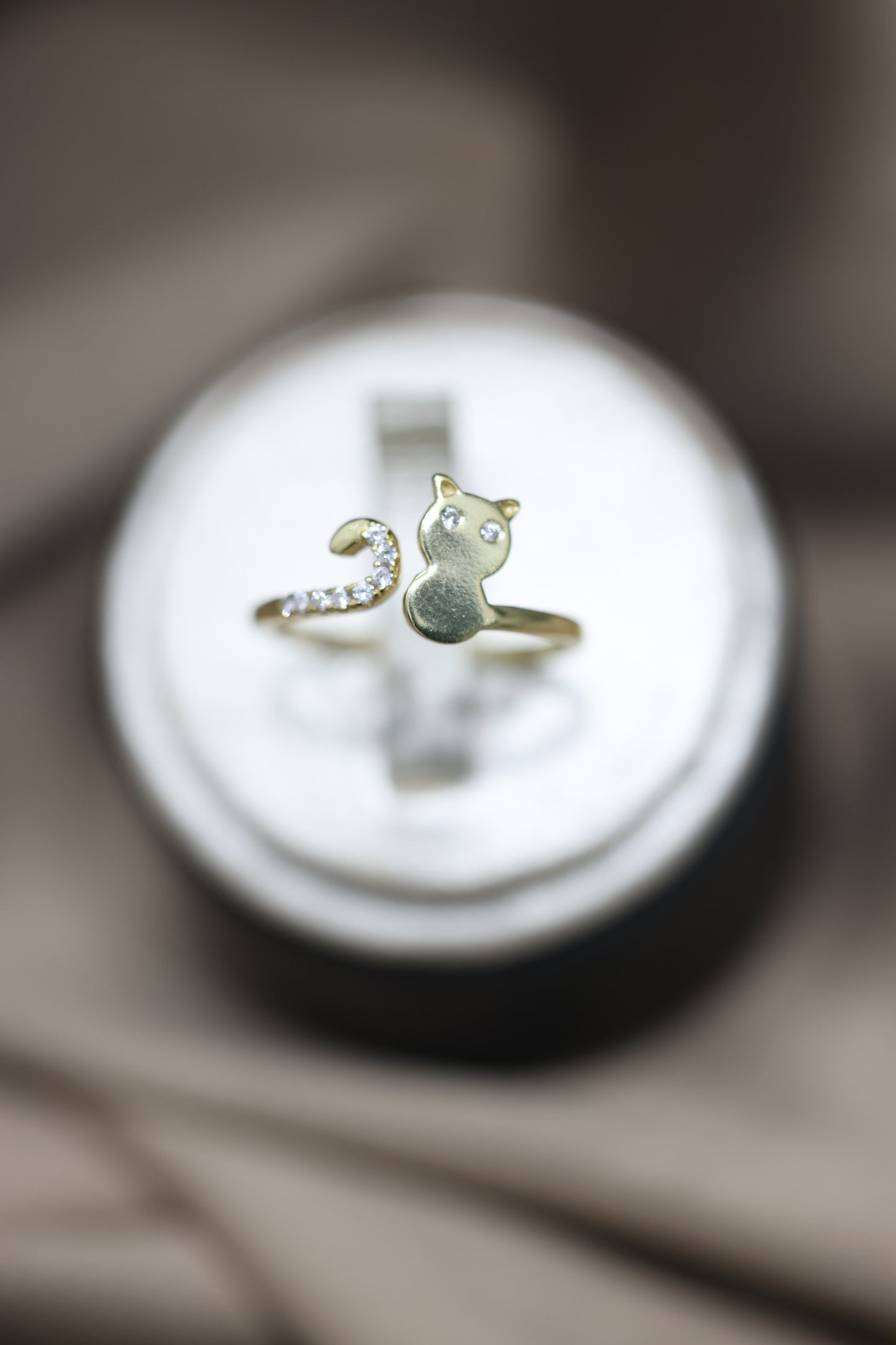 Kitten ring #A66