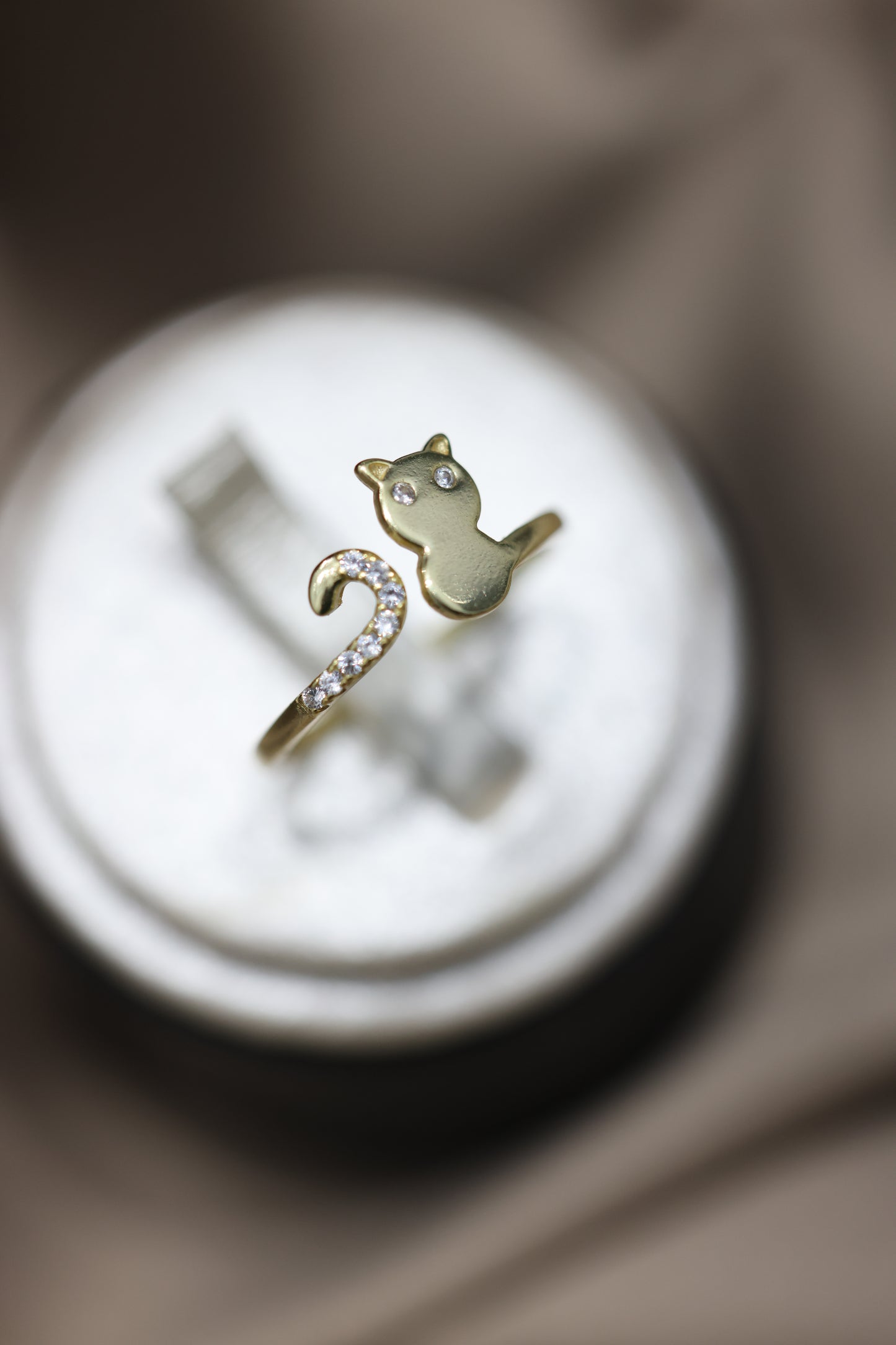 Kitten ring #A66