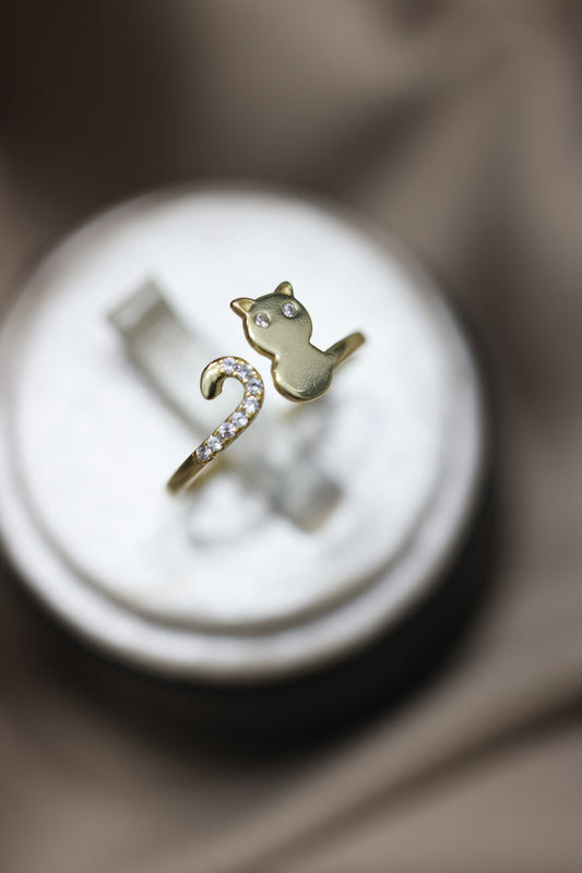 Kitten ring #A66