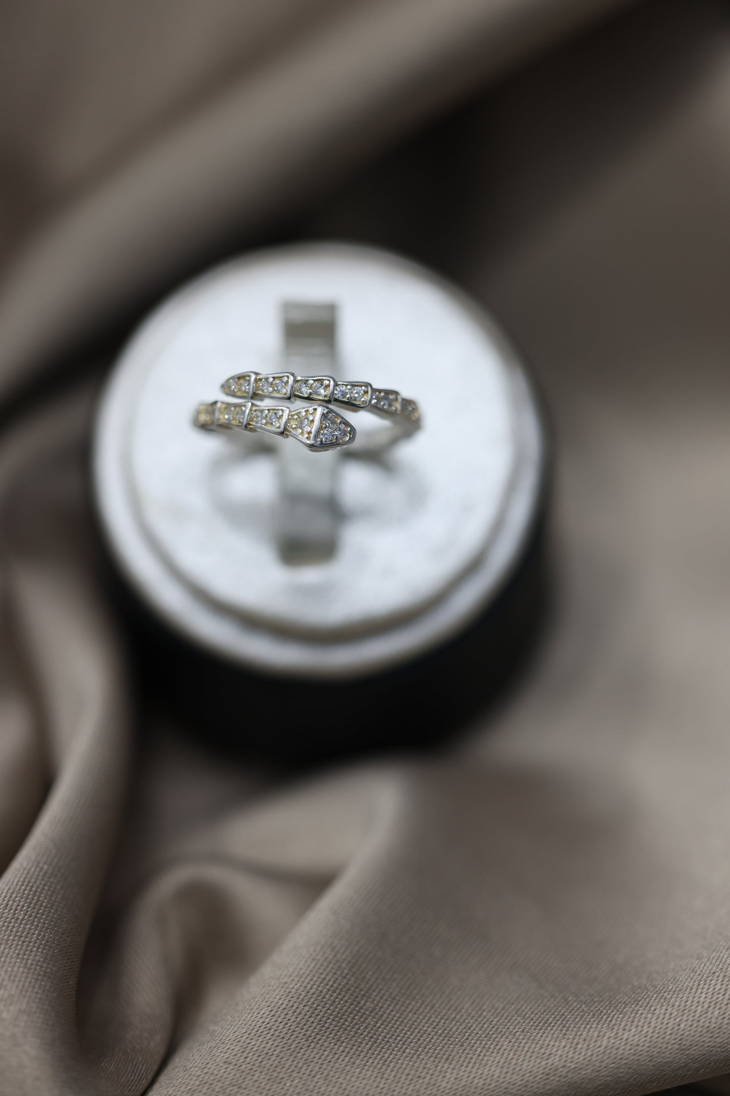 infinity snake ring #A67