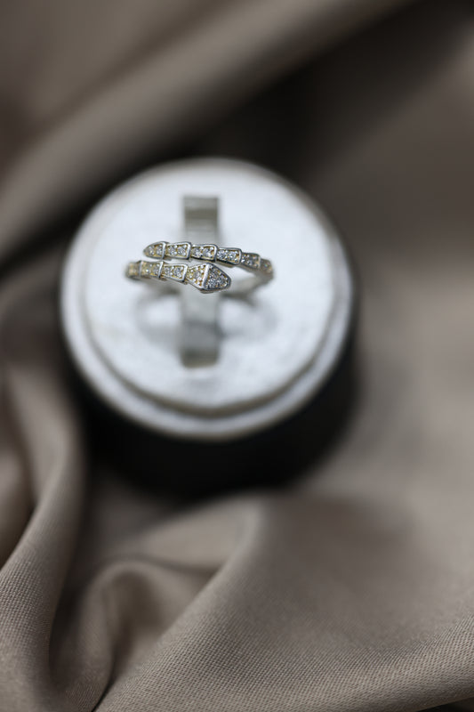 infinity snake ring #A67