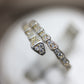 infinity snake ring #A67