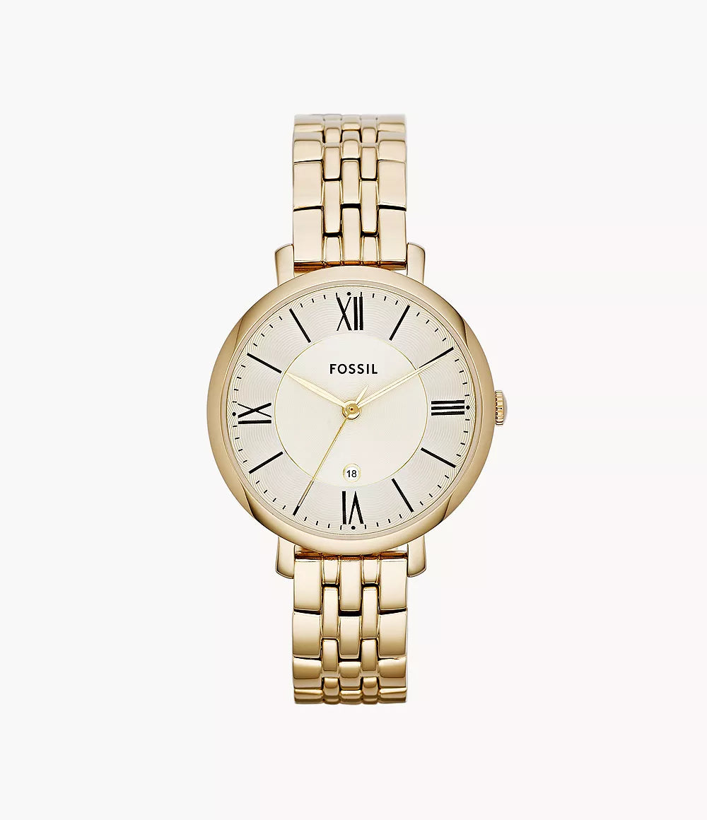 Fossil Jacqueline Gold-Tone