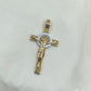 Dije de cruz con Cristo - 18k