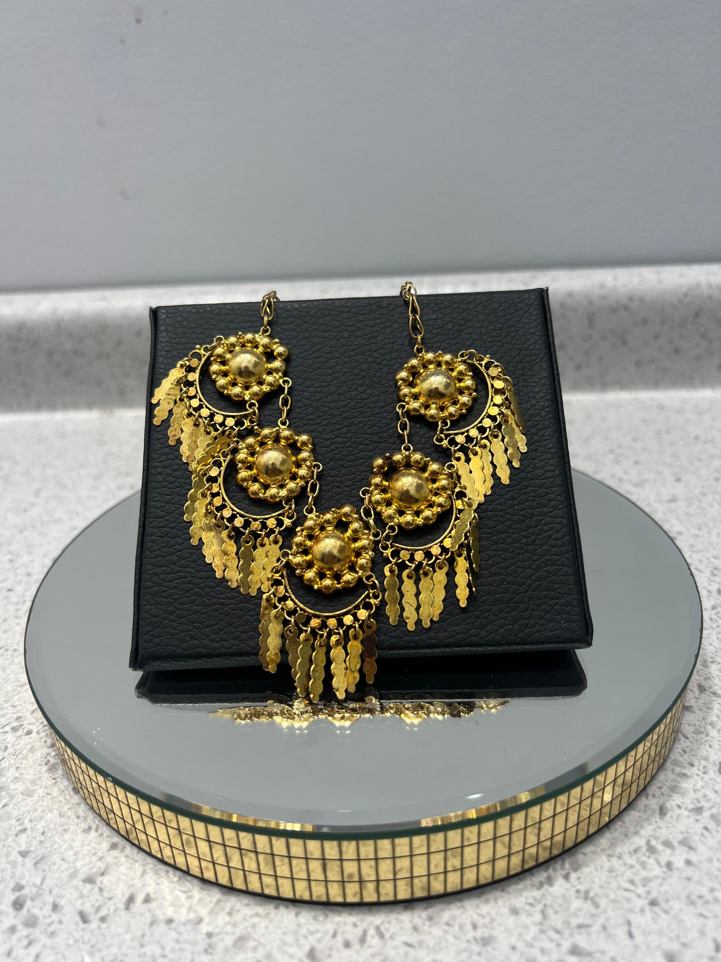 Collar tipico con brillos #pt6