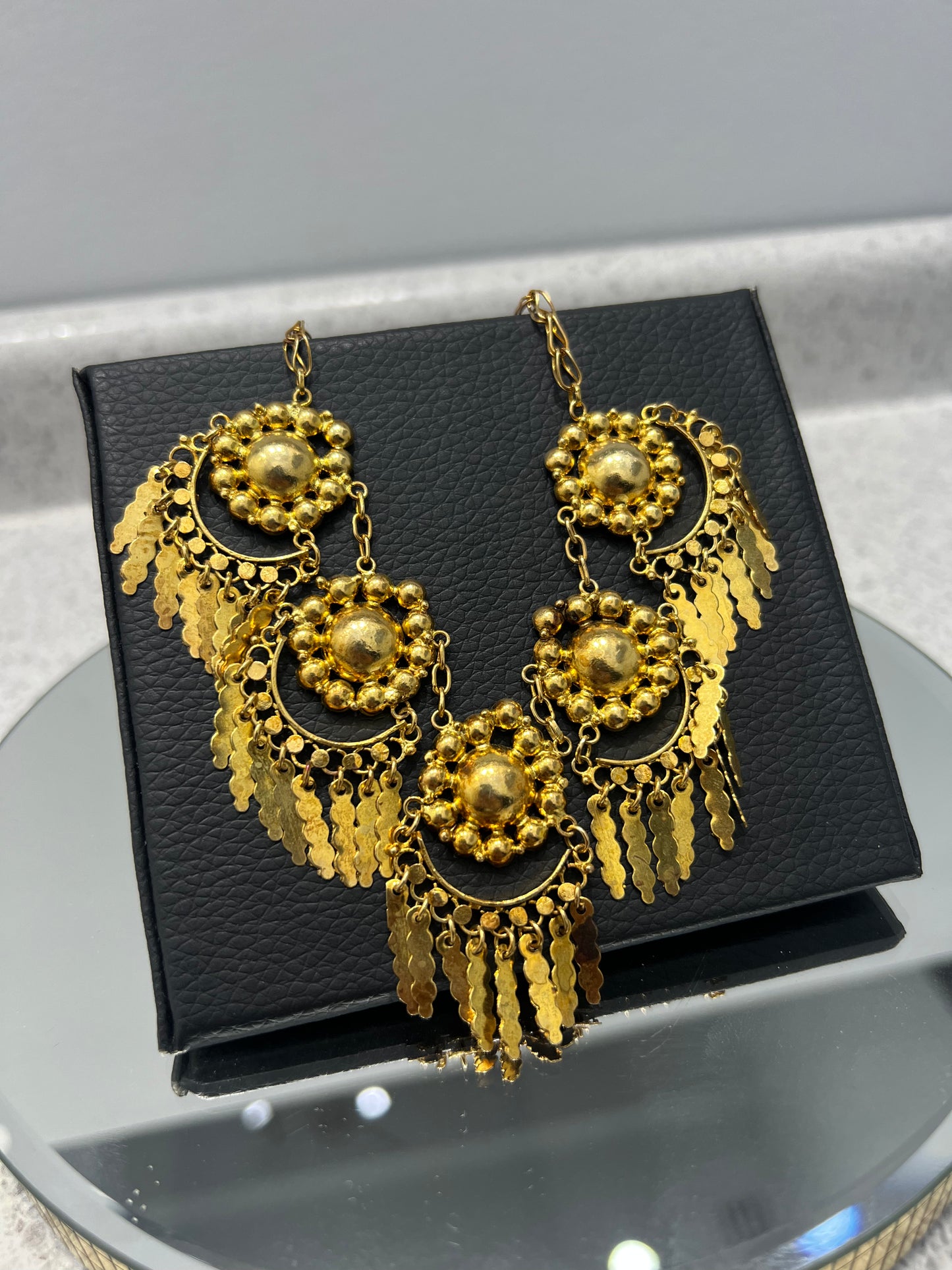 Collar tipico con brillos #pt6