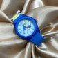 Reloj azul de dinosaurios #A62