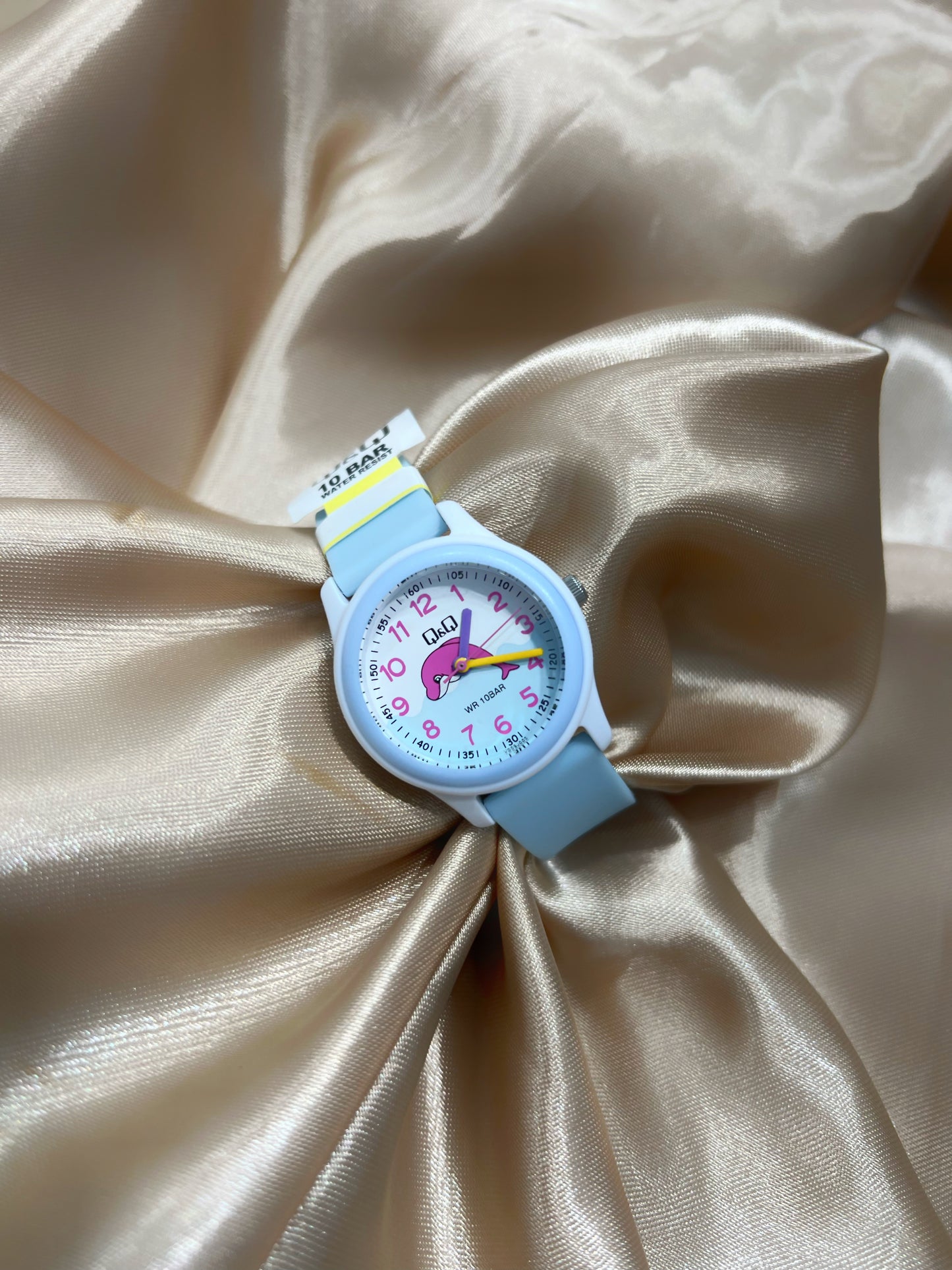 Reloj de niña celeste #A60