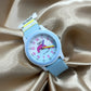 Reloj de niña celeste #A60
