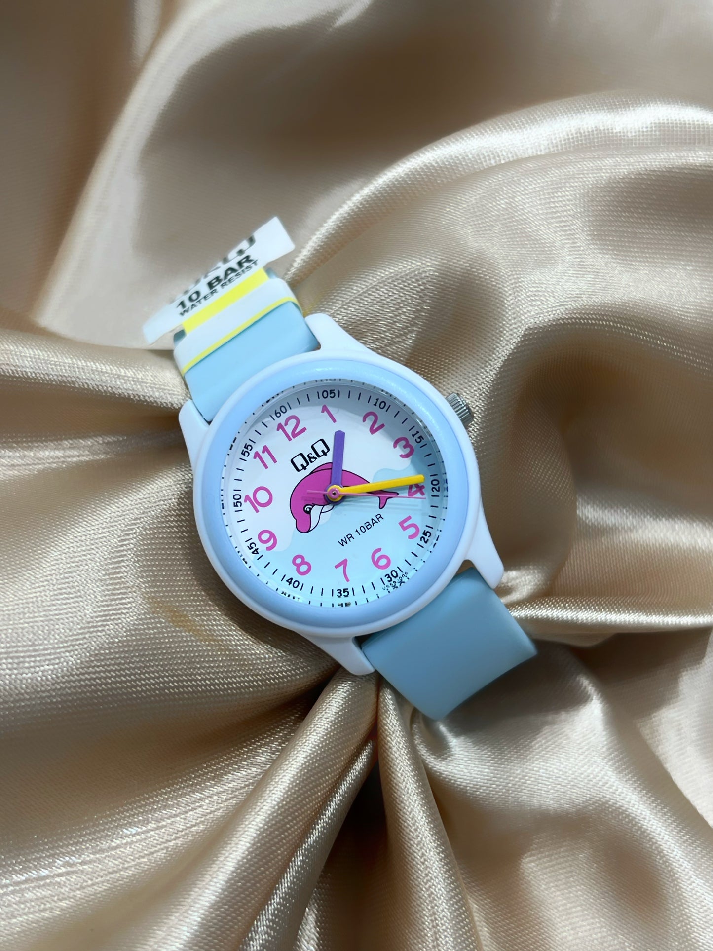 Reloj de niña celeste #A60