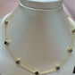 Collar de flores 18k #A23