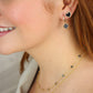 Collar de flores 18k #A23