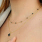 Collar de flores 18k #A23