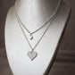 Collar con 2 corazones #120