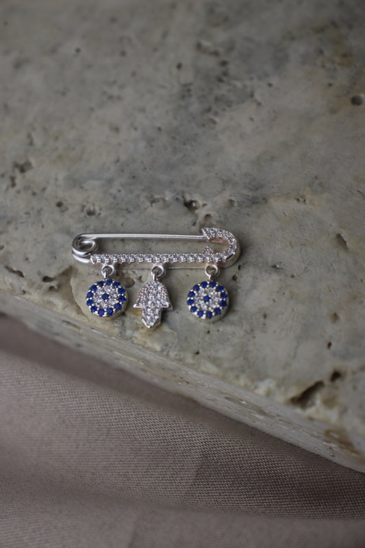 Broche con dijes #119